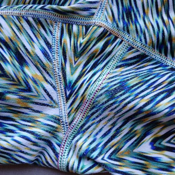 Nike Dri-Fit Running Leggings M SAMPLE multicolor hidden pockets drawstring - Picture 9 of 16